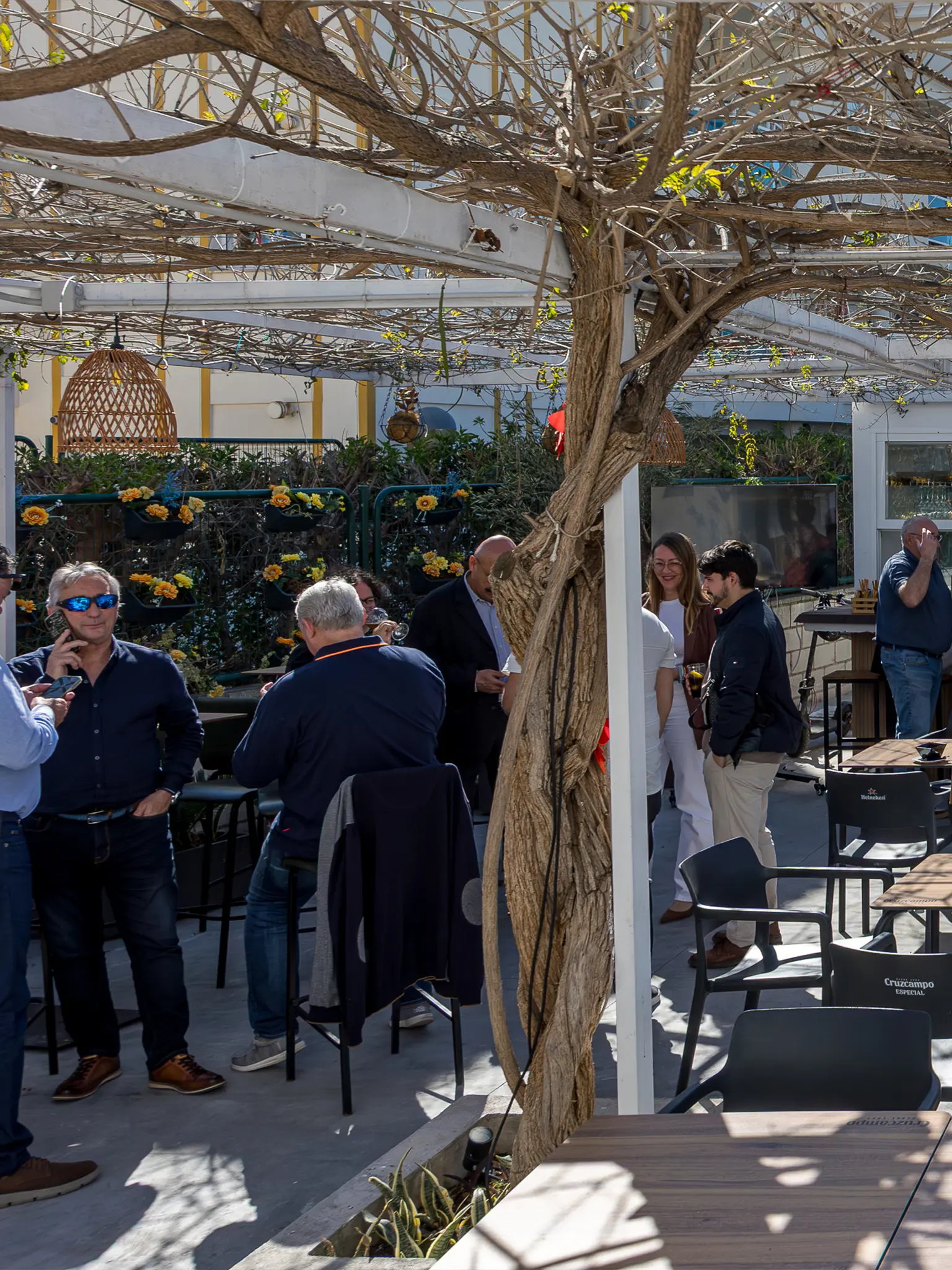 Terraza en El Chiringuito en El Albir